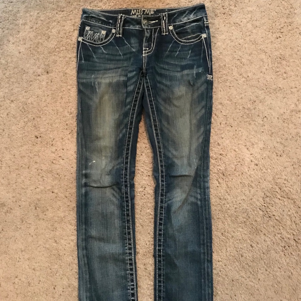 Miss me straight leg jeans size 25